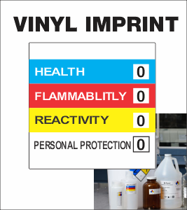 Pre-Filled with your #'s 4"x4" Vinyl RTK