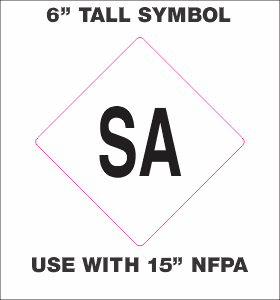 6" Symbol "SA" Self-Centering