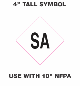 4" Symbol "SA" Self-Centering